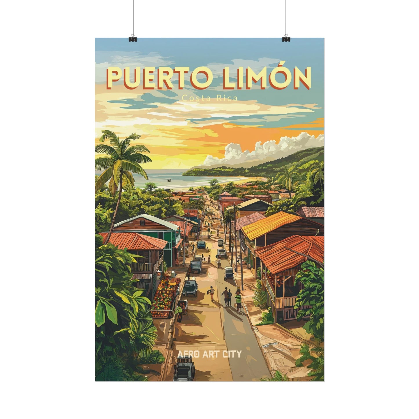 🇨🇷 Puerto Limón - Costa Rica ｜ Poster