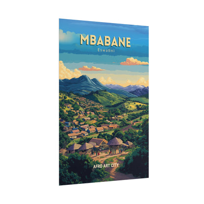 🇸🇿 Eswatini - Mbabane ｜ Poster