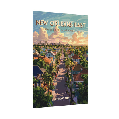 🇺🇸 United States - New Orleans East, LA ｜ Poster