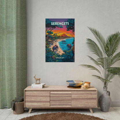 Tanzania - Serengeti ｜ Poster
