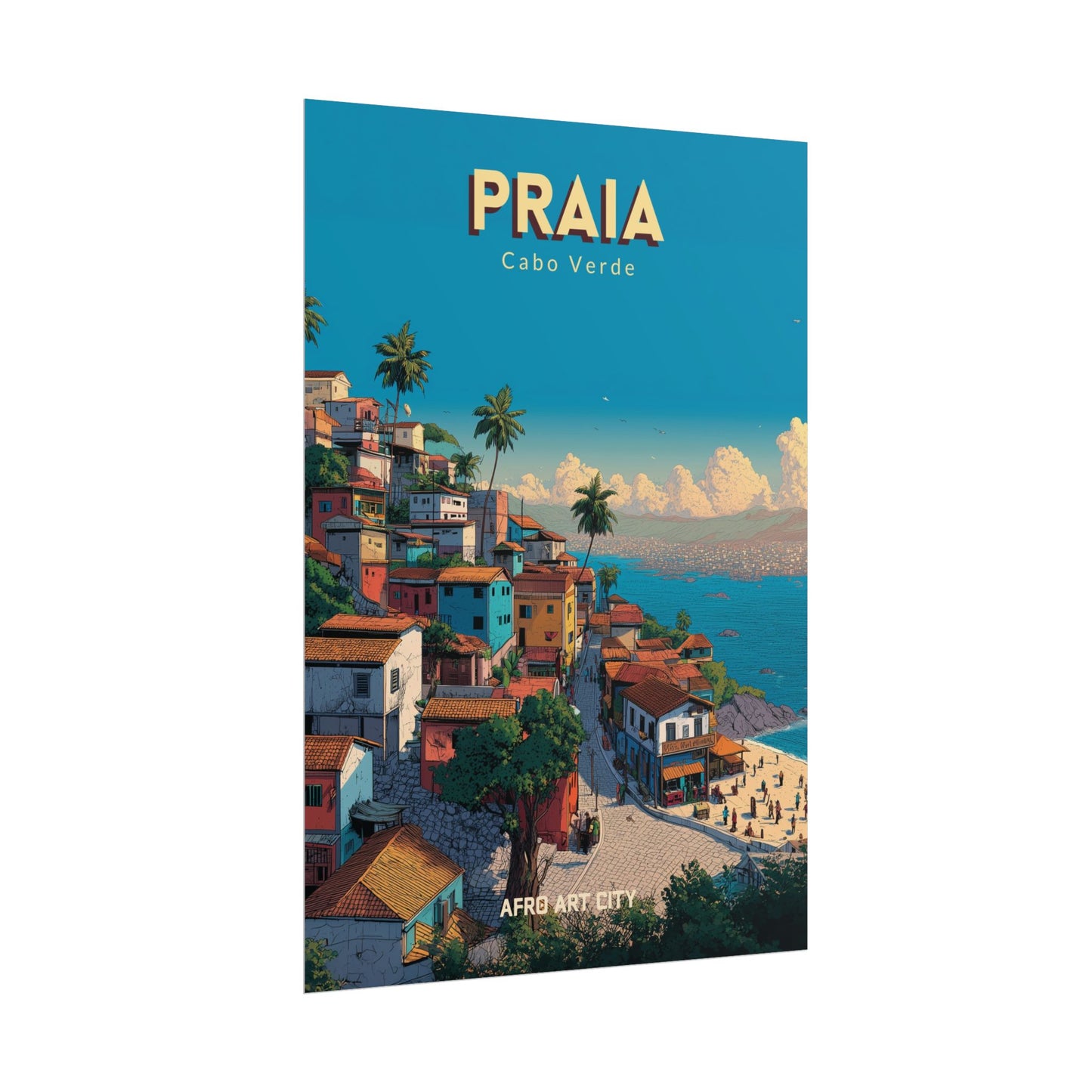 Cabo Verde - Praia ｜ Poster