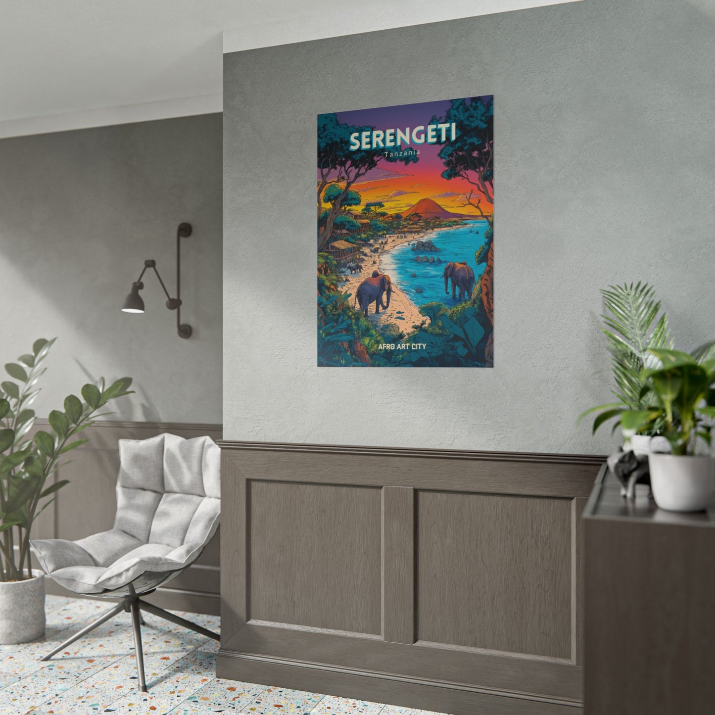 Tanzania - Serengeti ｜ Poster