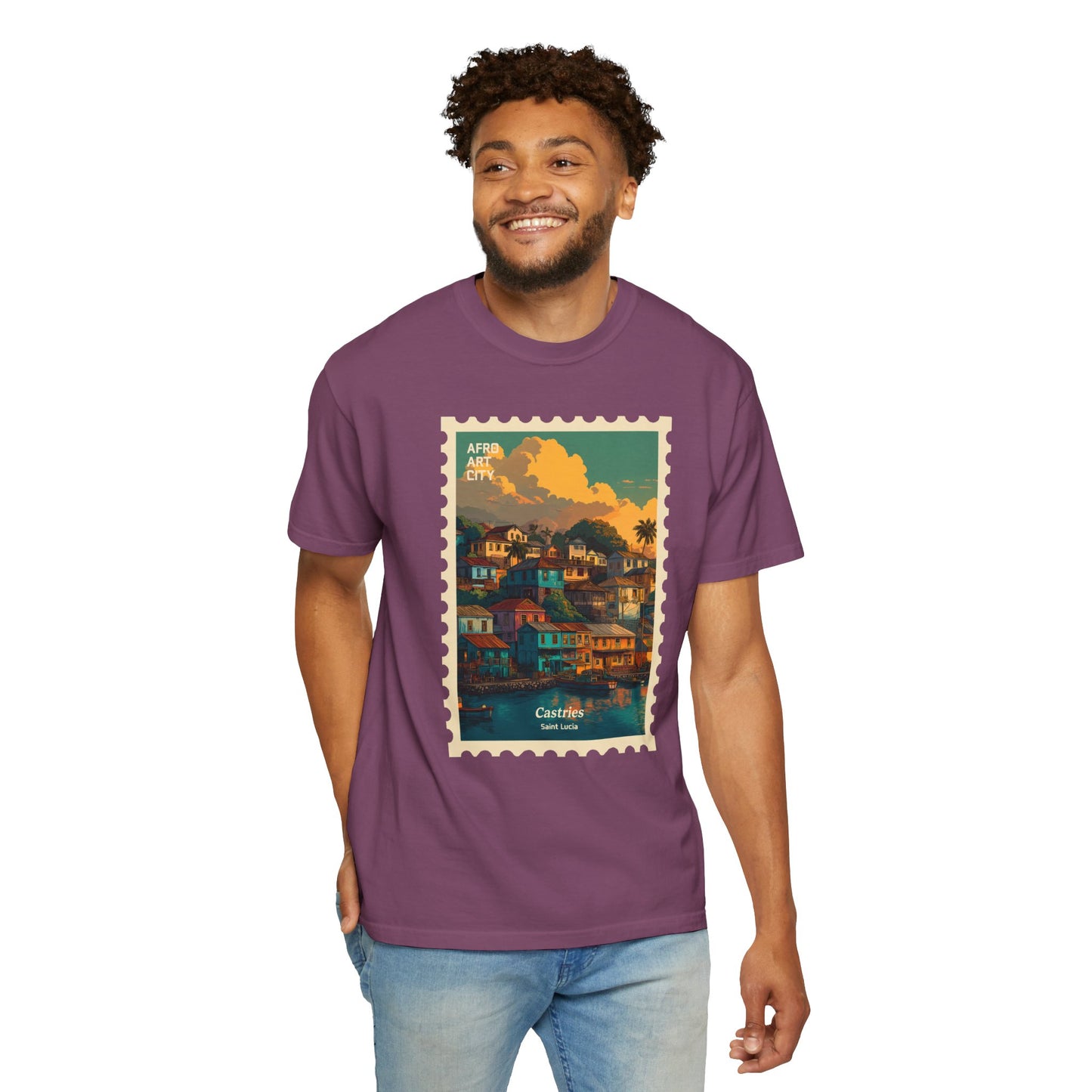 Saint Lucia - Castries | Postcards Travel T-Shirt