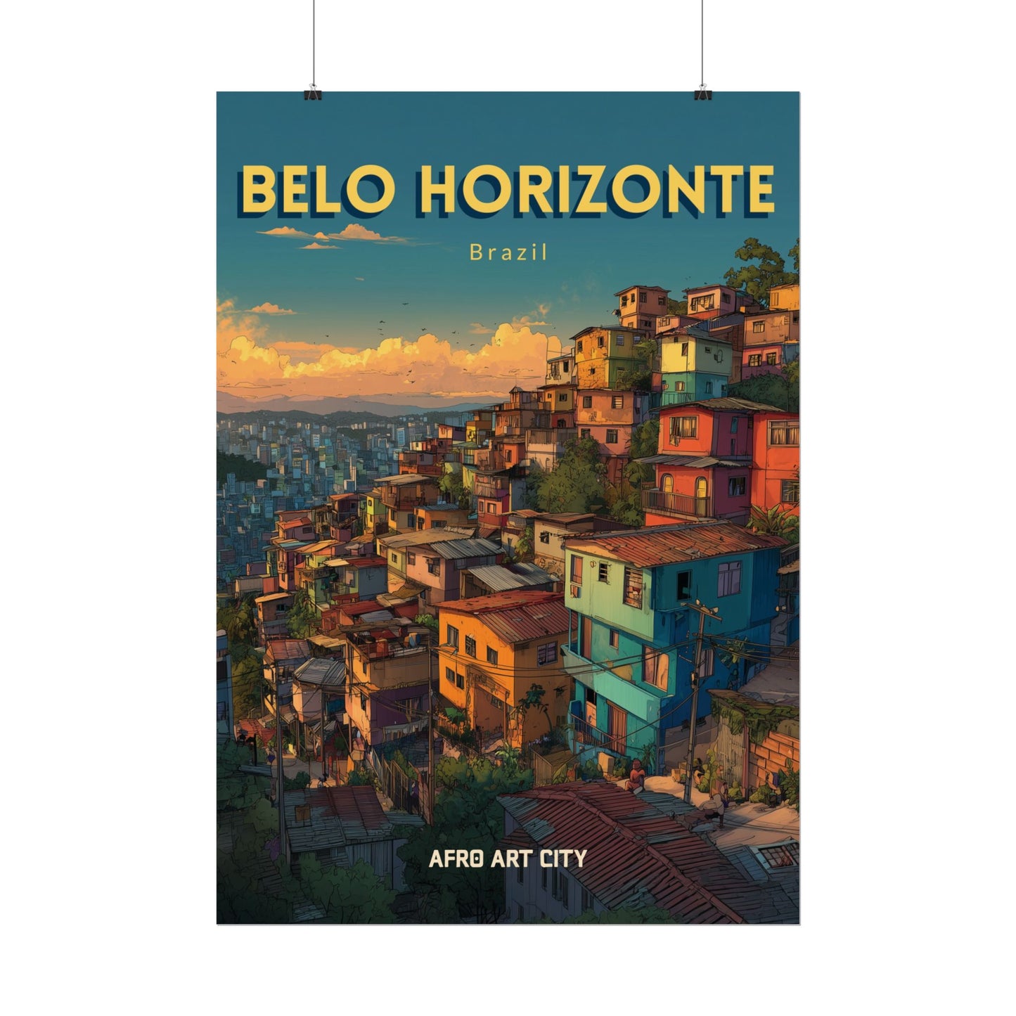 🇧🇷 BRAZIL - Belo Horizonte｜ Poster