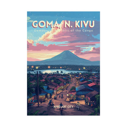 🇨🇩 Congo - Goma, North Kivu ｜ Poster