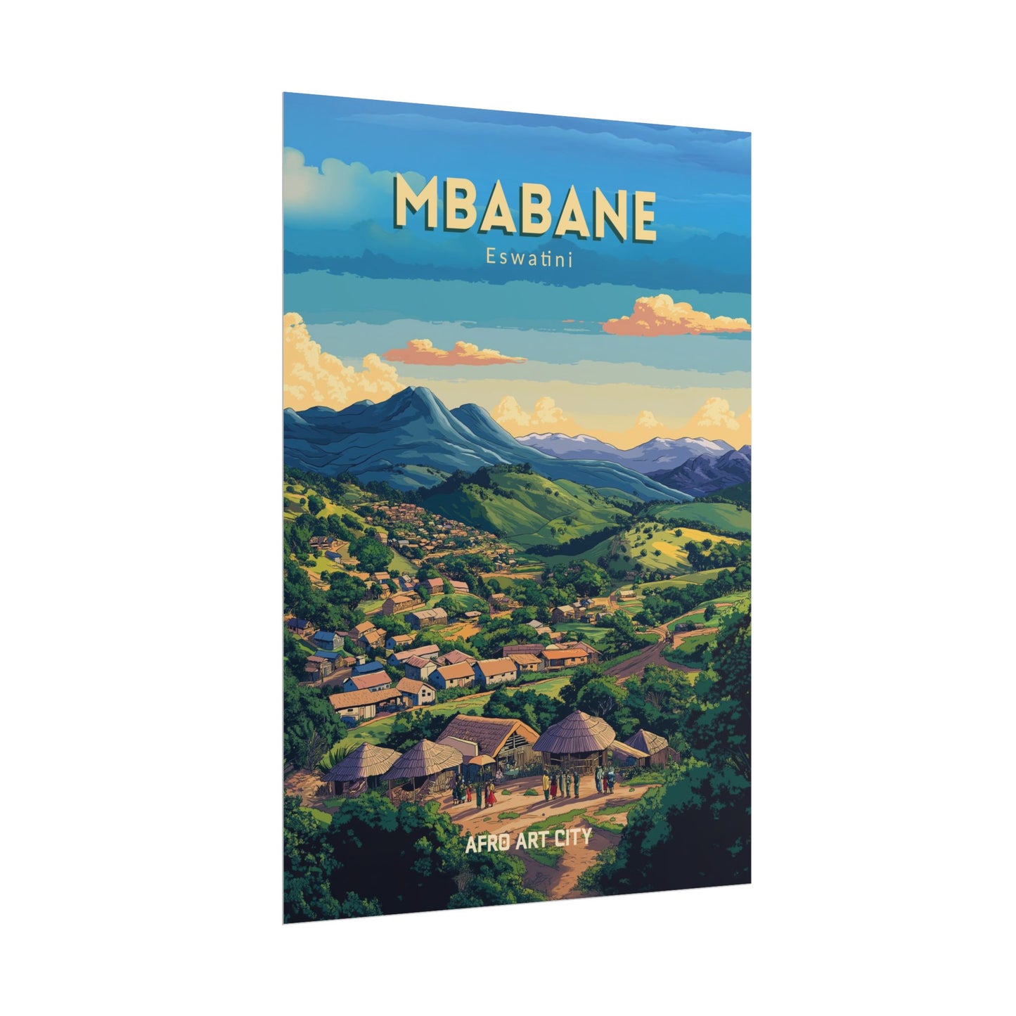 🇸🇿 Eswatini - Mbabane ｜ Poster