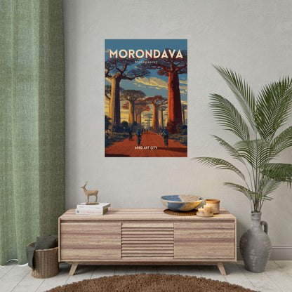 🇲🇬 Madagascar - Morondava｜Poster