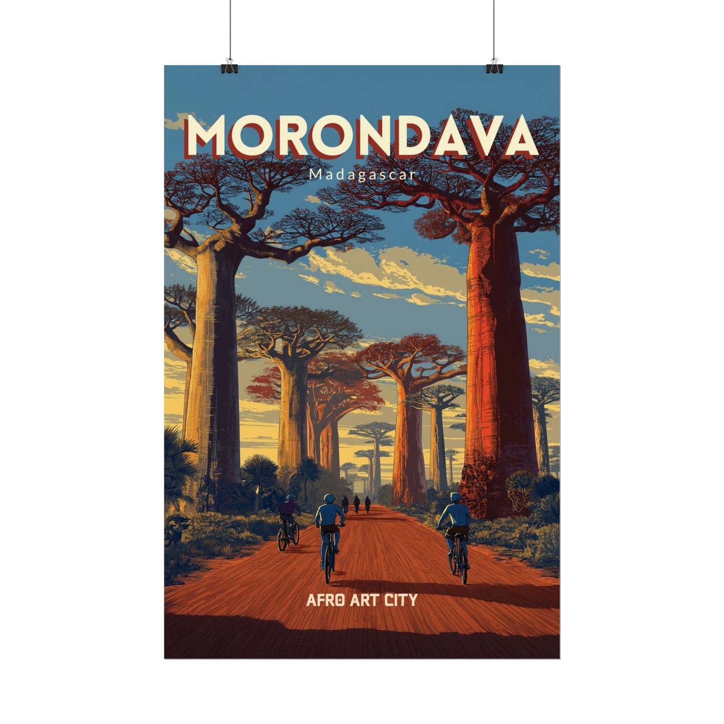 🇲🇬 Madagascar - Morondava｜Poster