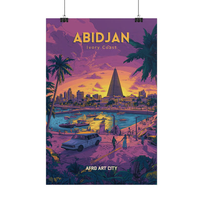 🇨🇮 Cote d'Ivoire - Abidjan - Ivory Coast｜ Poster