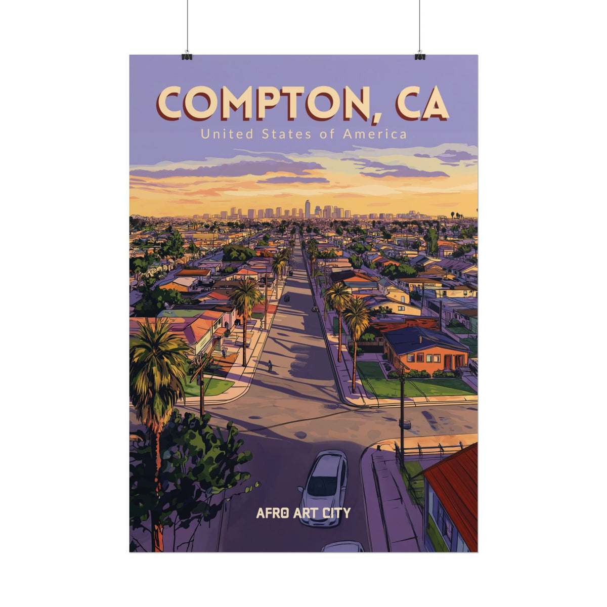 United States - California, Compton｜ Poster