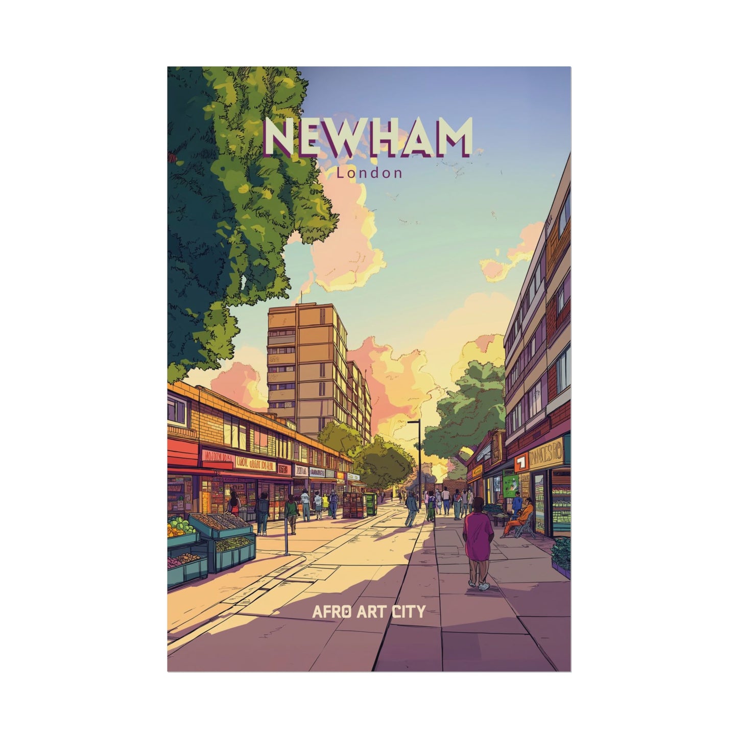 🇬🇧 United Kingdom - Newham ｜ Poster