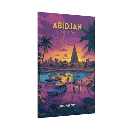 🇨🇮 Cote d'Ivoire - Abidjan - Ivory Coast｜ Poster
