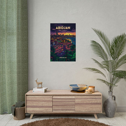 🇨🇮 Cote d'Ivoire - Abidjan ｜ Poster