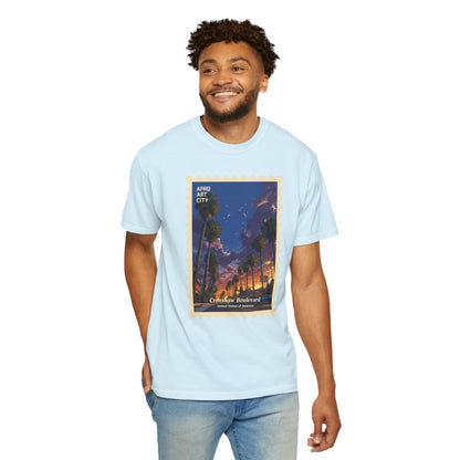 United States - California, Crenshaw Boulevard | Postcards Travel T-Shirt