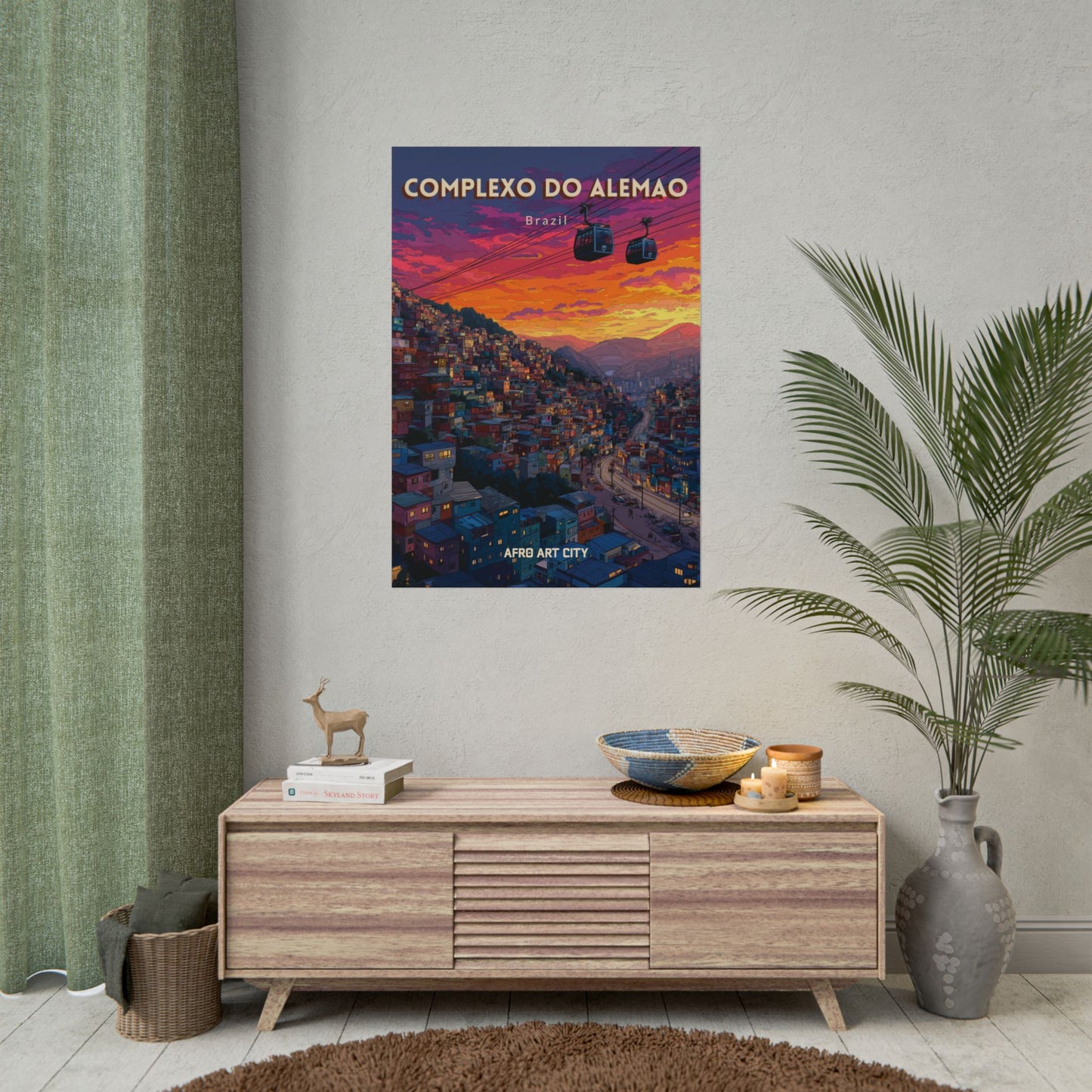 Brazil - Rio de Janeiro, Complexo do Alemao ｜ Poster