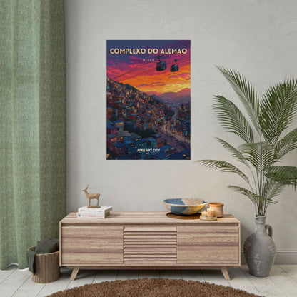 Brazil - Rio de Janeiro, Complexo do Alemao ｜ Poster