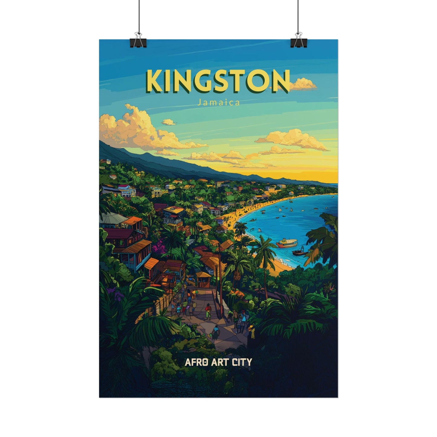 🇯🇲 Jamaica - Kingston ｜ Poster