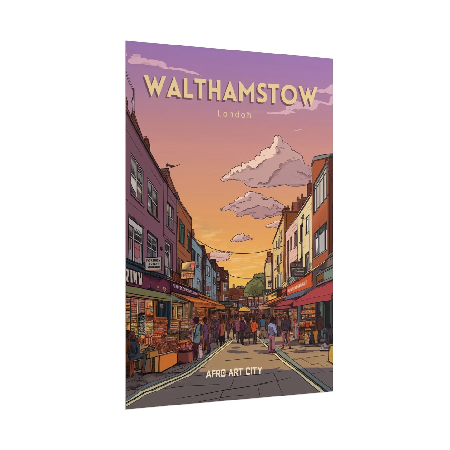 🇬🇧 United Kingdom - Walthamstow ｜ Poster