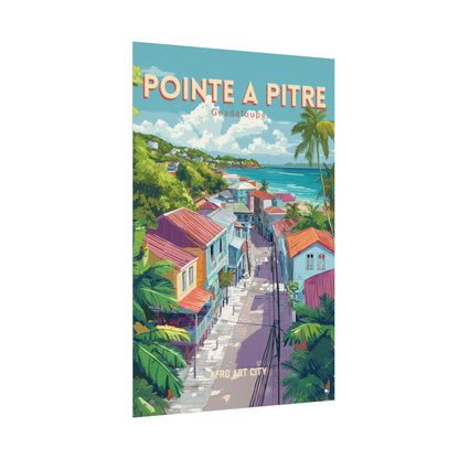 🇬🇵 Guadeloupe - Pointe-à-Pitre ｜ Poster