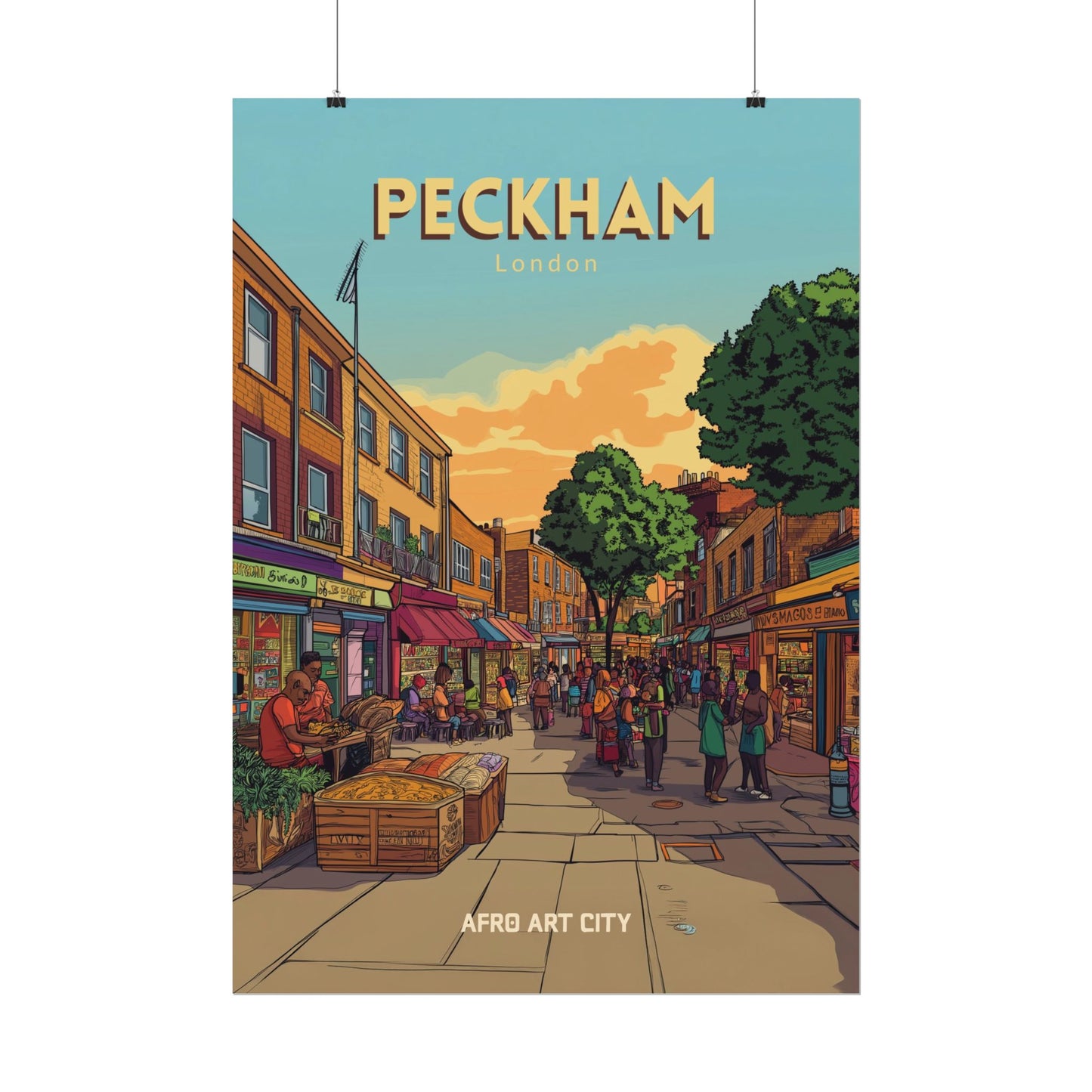🇬🇧 United Kingdom - Peckham ｜ Poster
