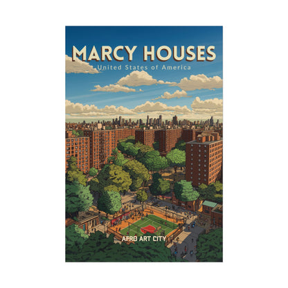 🇺🇸 United States - Marcy Houses, NY ｜ Poster