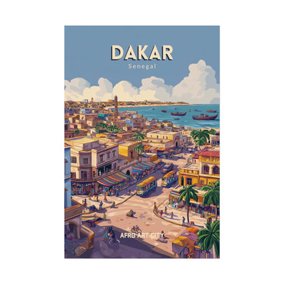 🇸🇳 Senegal - Dakar｜Poster