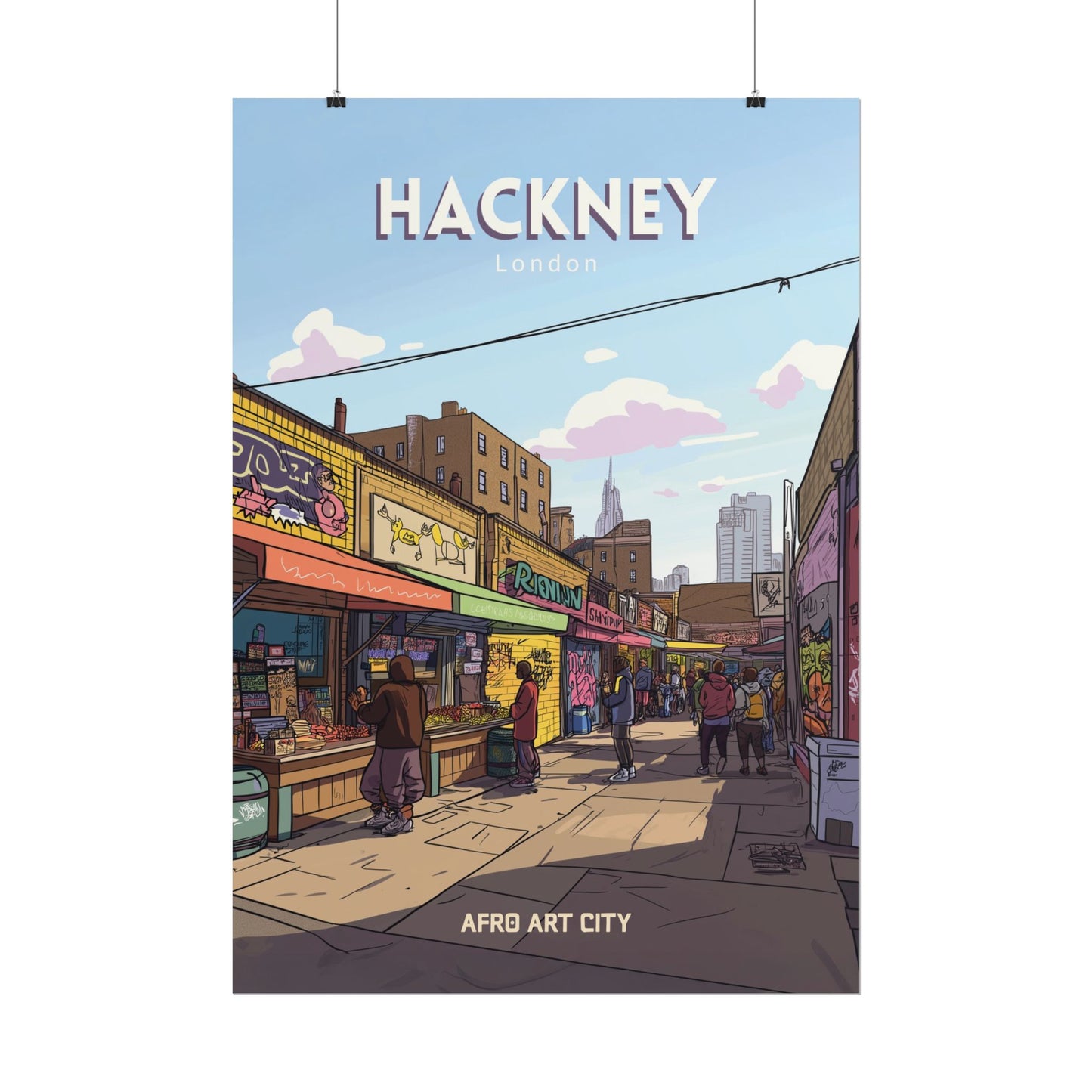 🇬🇧 United Kingdom - Hackney ｜ Poster