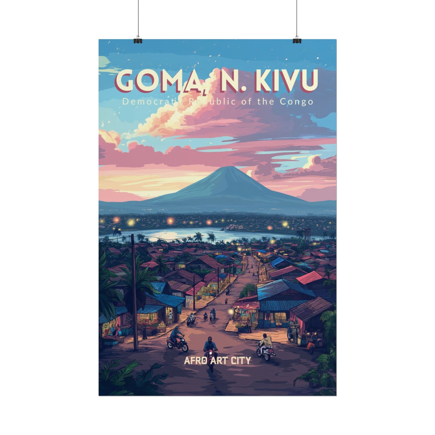 🇨🇩 Congo - Goma, North Kivu ｜ Poster