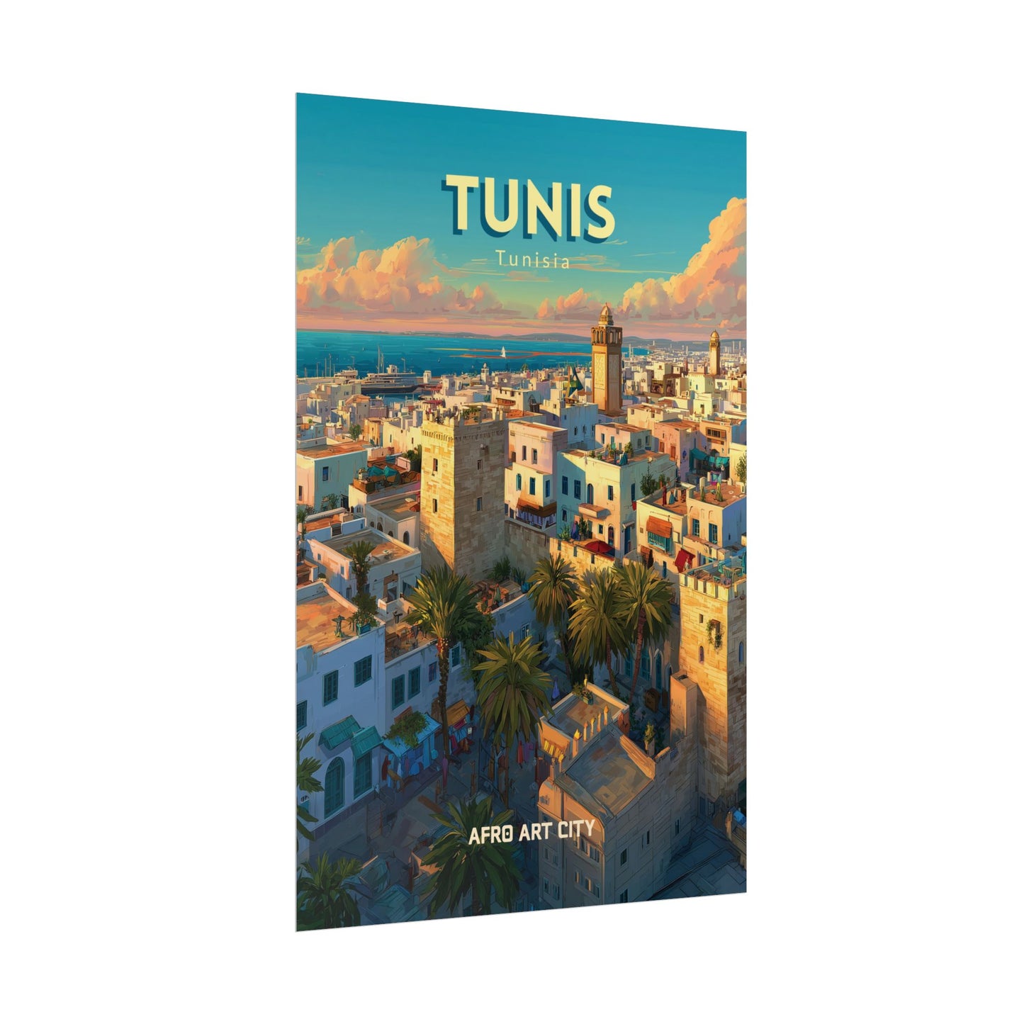 🇹🇳 Tunisia - Tunis ｜ Poster