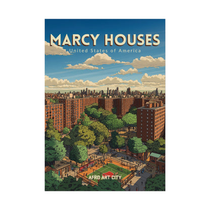 🇺🇸 United States - Marcy Houses, NY ｜ Poster