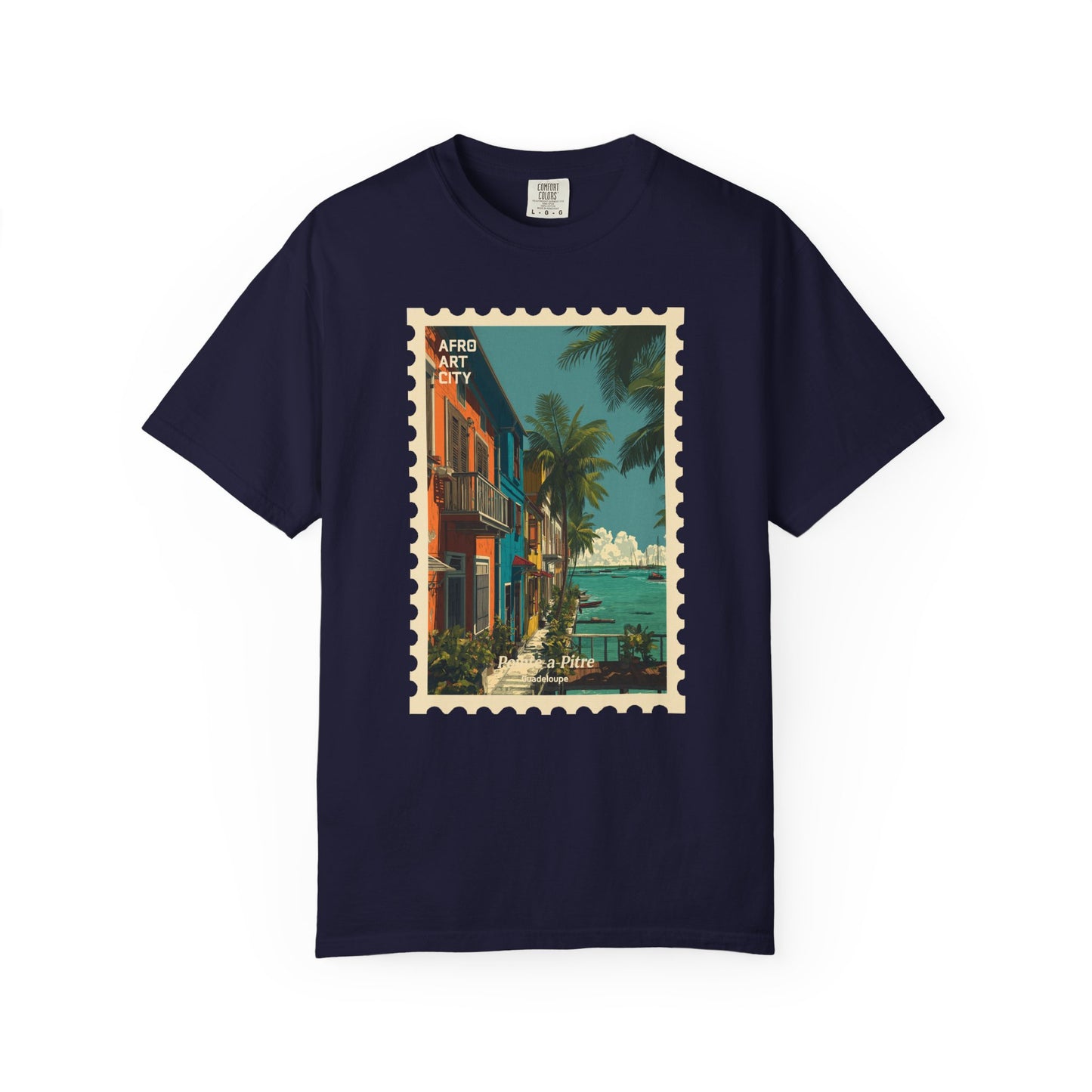 Pointe à Pitre - Guadeloupe | Postcards Travel T-Shirt