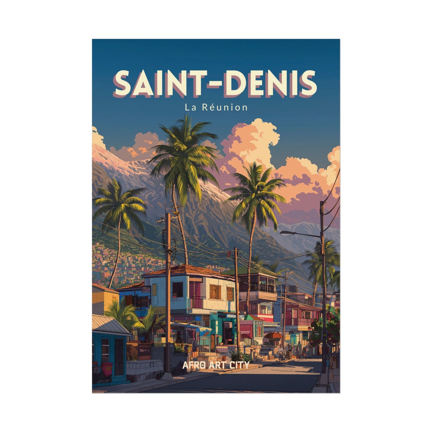 La Réunion - Saint-Denis｜Poster