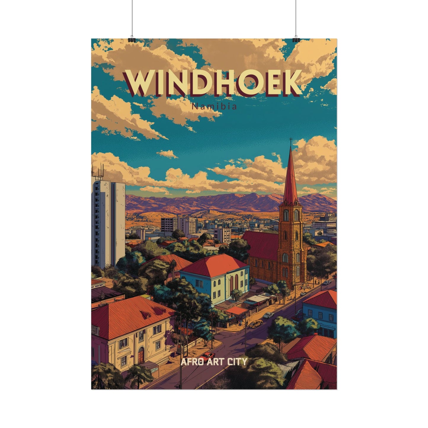 Namibia - Windhoek ｜ Poster