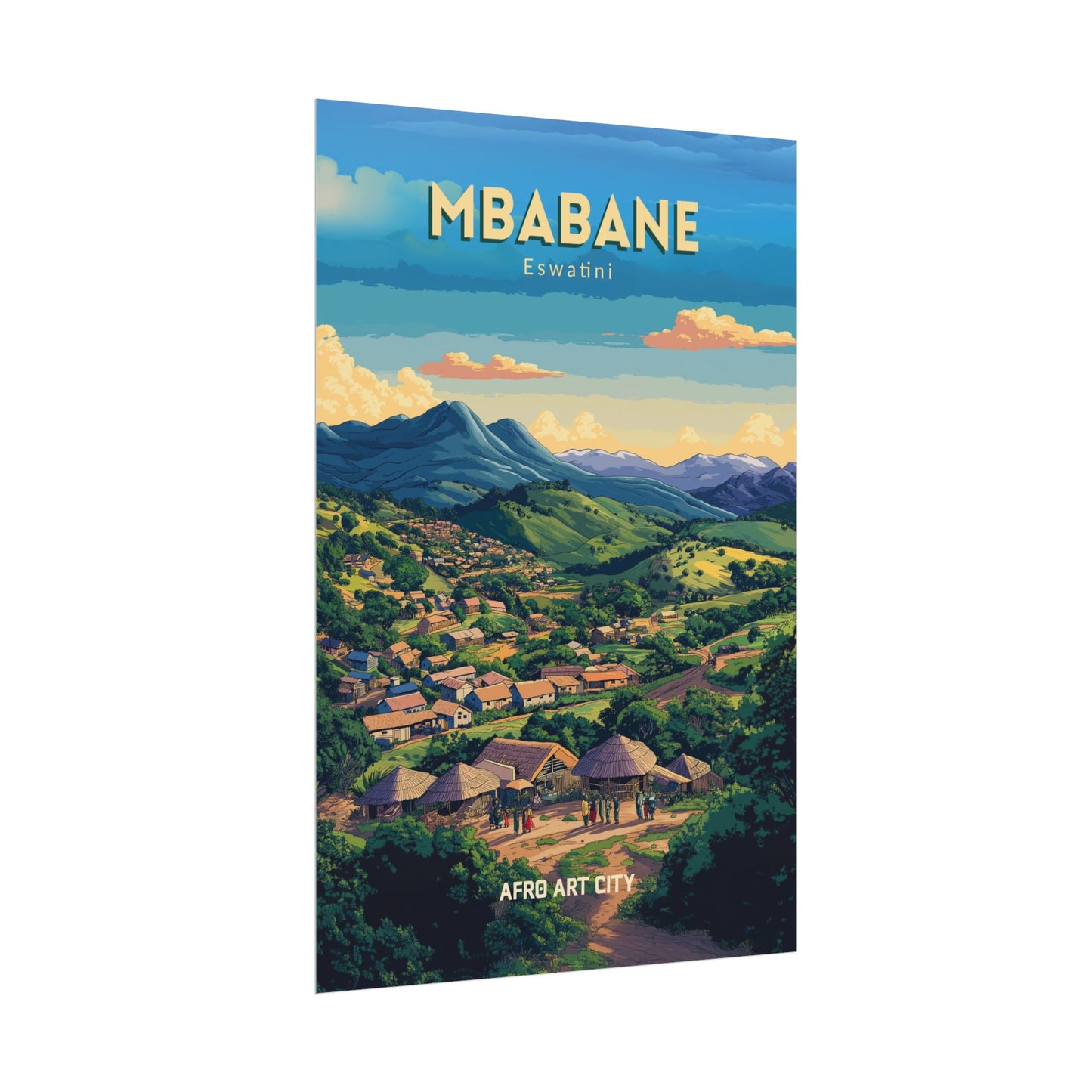 🇸🇿 Eswatini - Mbabane ｜ Poster