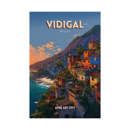Brazil - Rio de Janeiro, Vidigal｜Poster