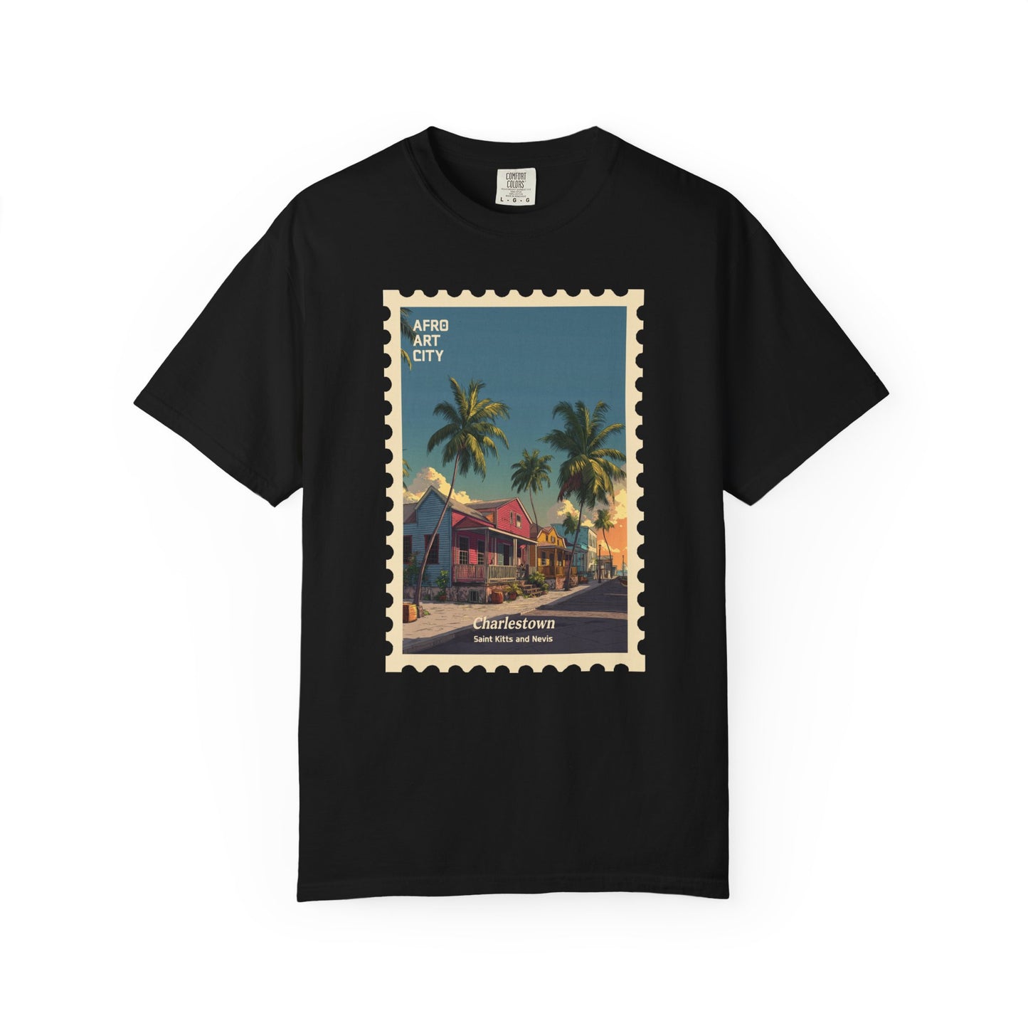 Saint Kitts and Nevis - Charlestown | Postcards Travel T-Shirt