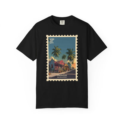 Saint Kitts and Nevis - Charlestown | Postcards Travel T-Shirt