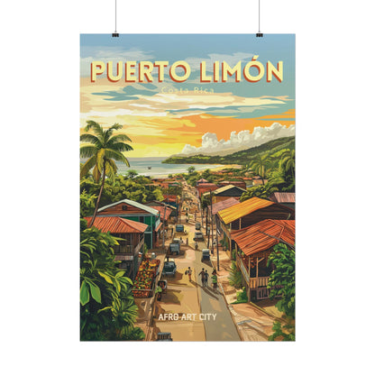🇨🇷 Puerto Limón - Costa Rica ｜ Poster