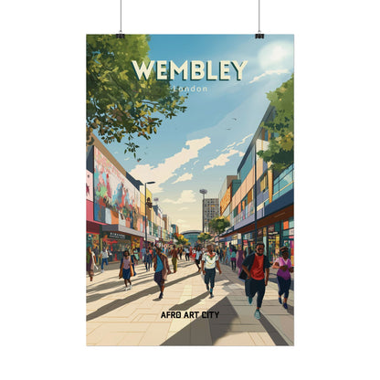 🇬🇧 United Kingdom - Wembley ｜ Poster
