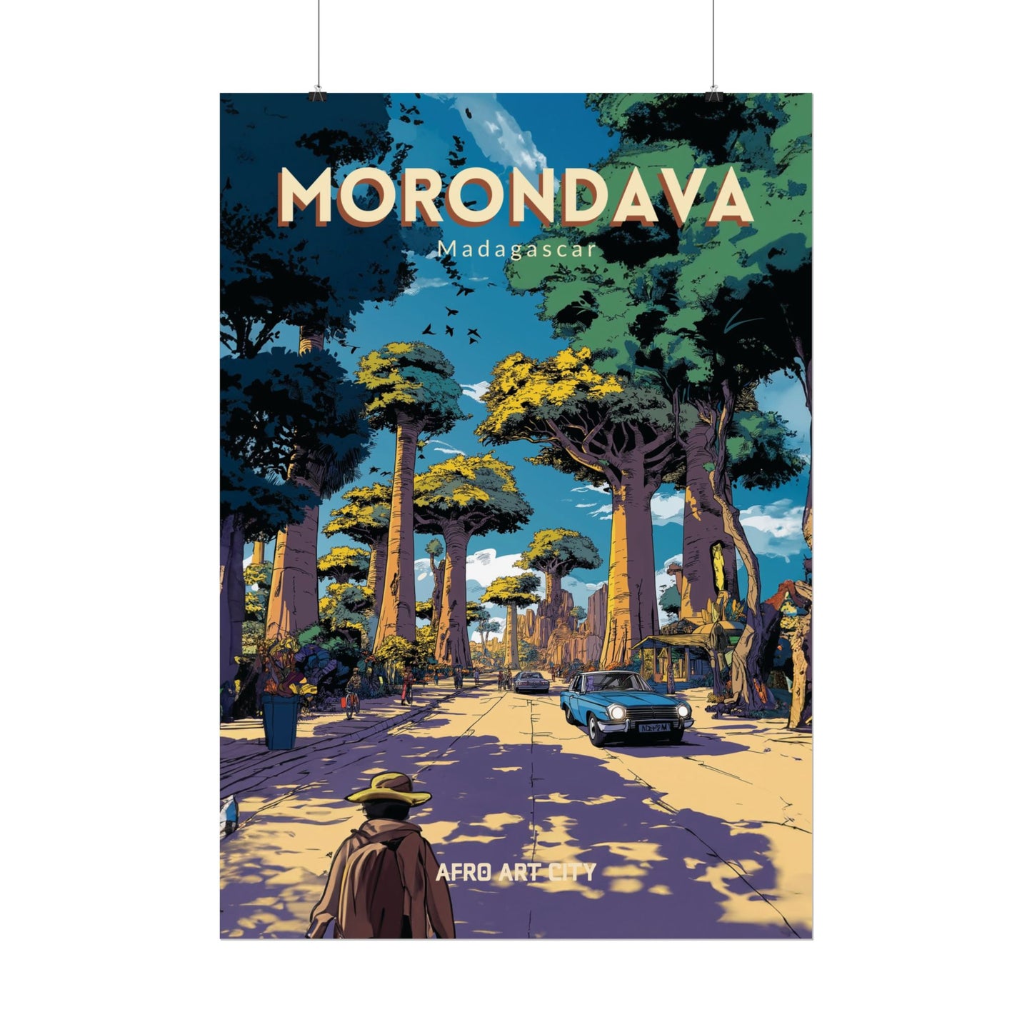 🇲🇬 Madagascar - Morondava｜Poster