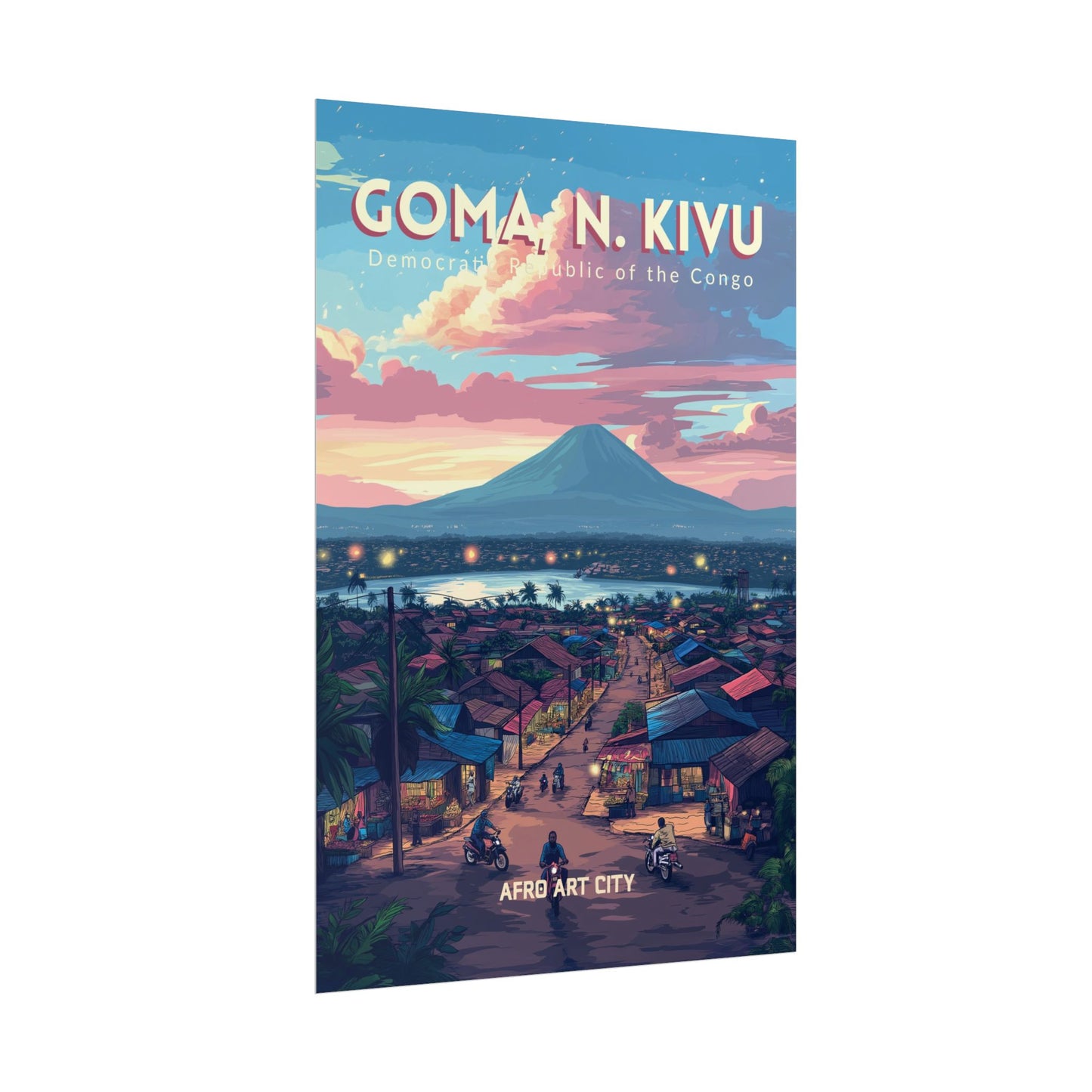 🇨🇩 Congo - Goma, North Kivu ｜ Poster