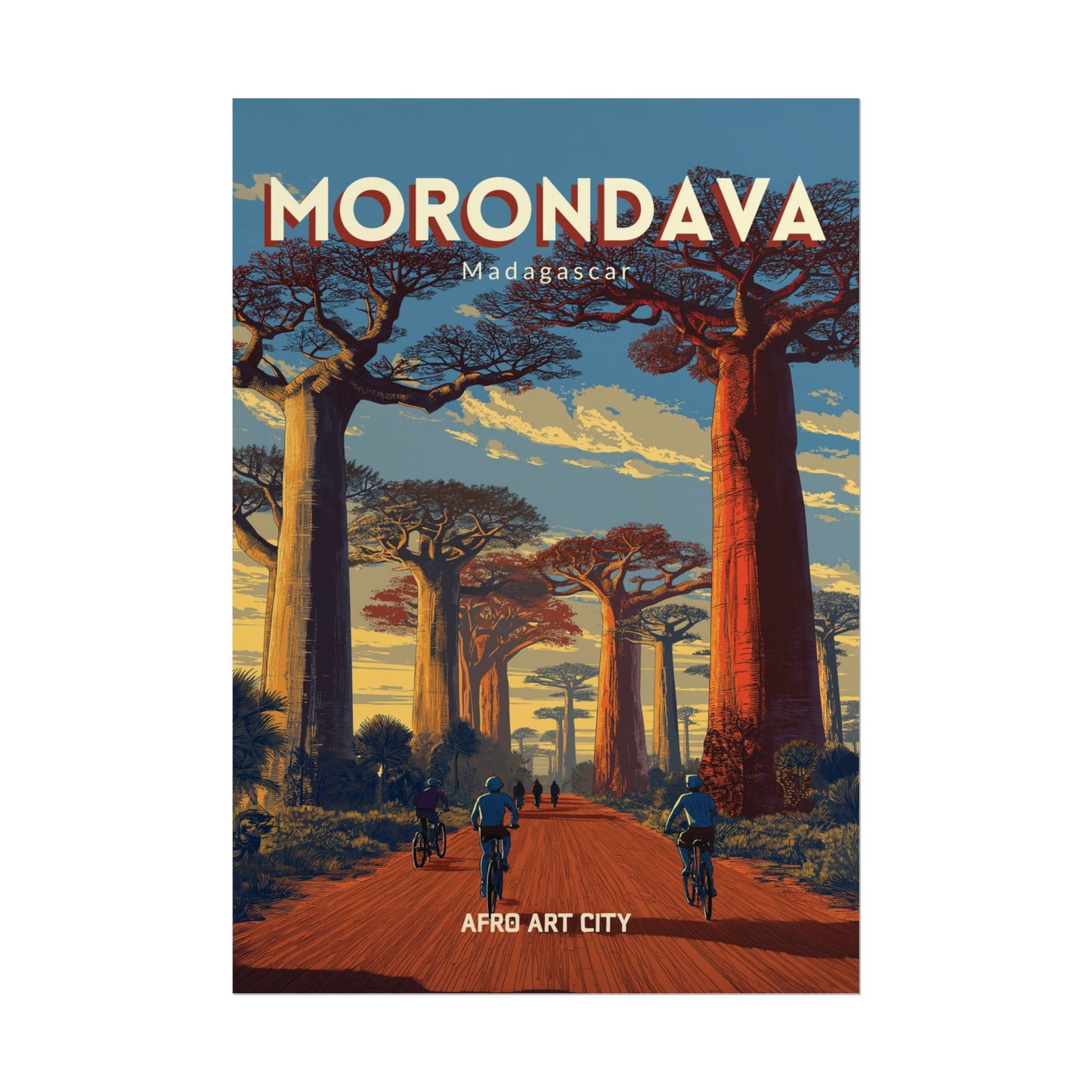 🇲🇬 Madagascar - Morondava｜Poster