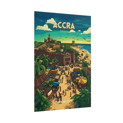 🇬🇭 Ghana - Accra ｜ Poster