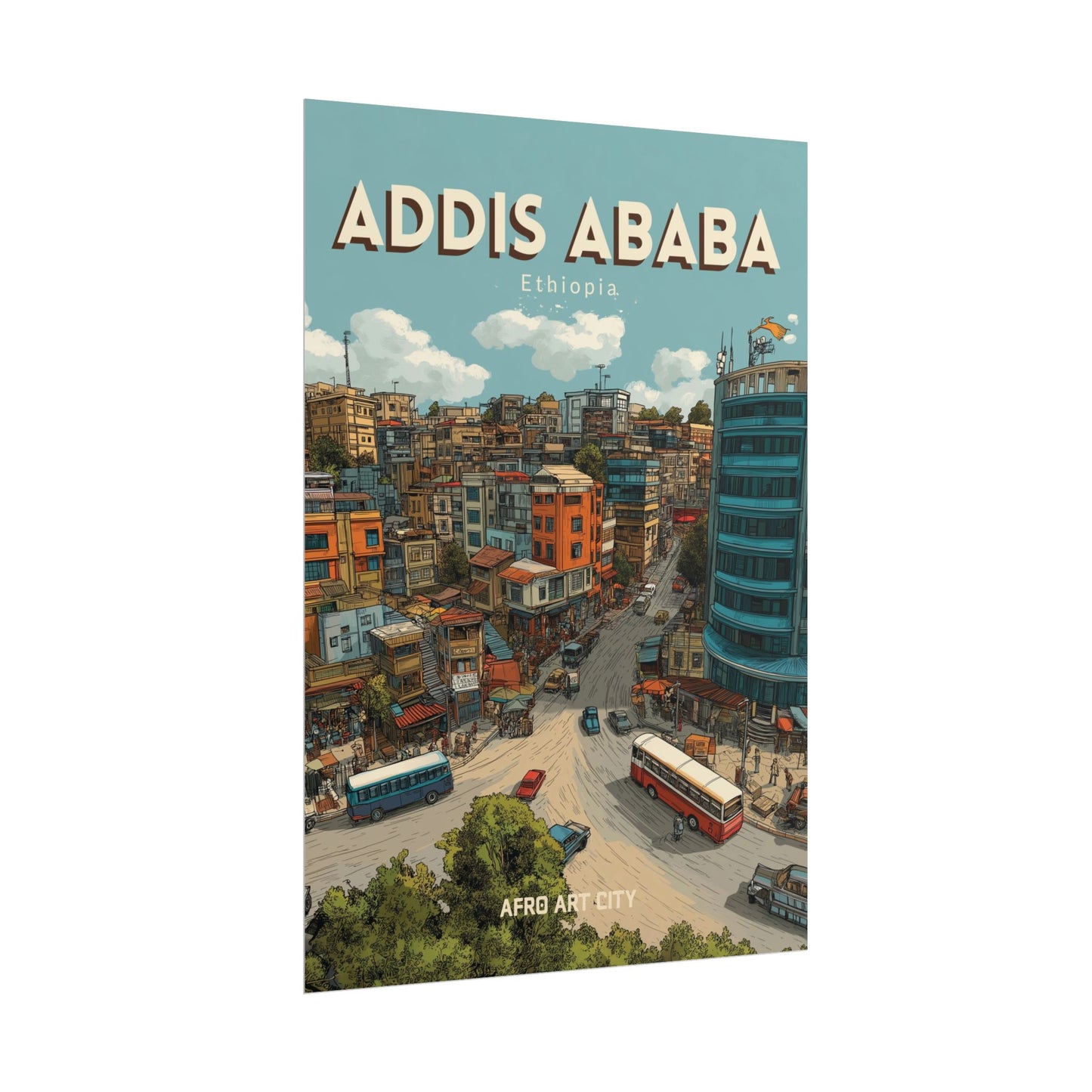 Ethiopia - Addis Ababa ｜ Poster