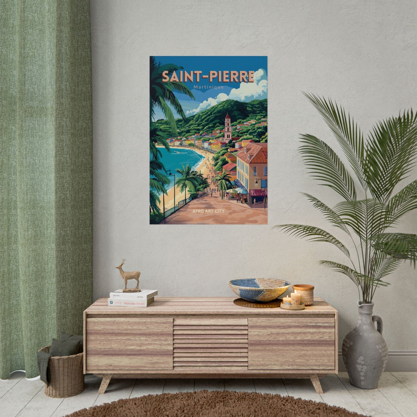 Martinique - Saint-Pierre ｜ Poster