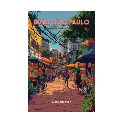 🇧🇷 Brazil - Brás (São Paulo) ｜ Poster