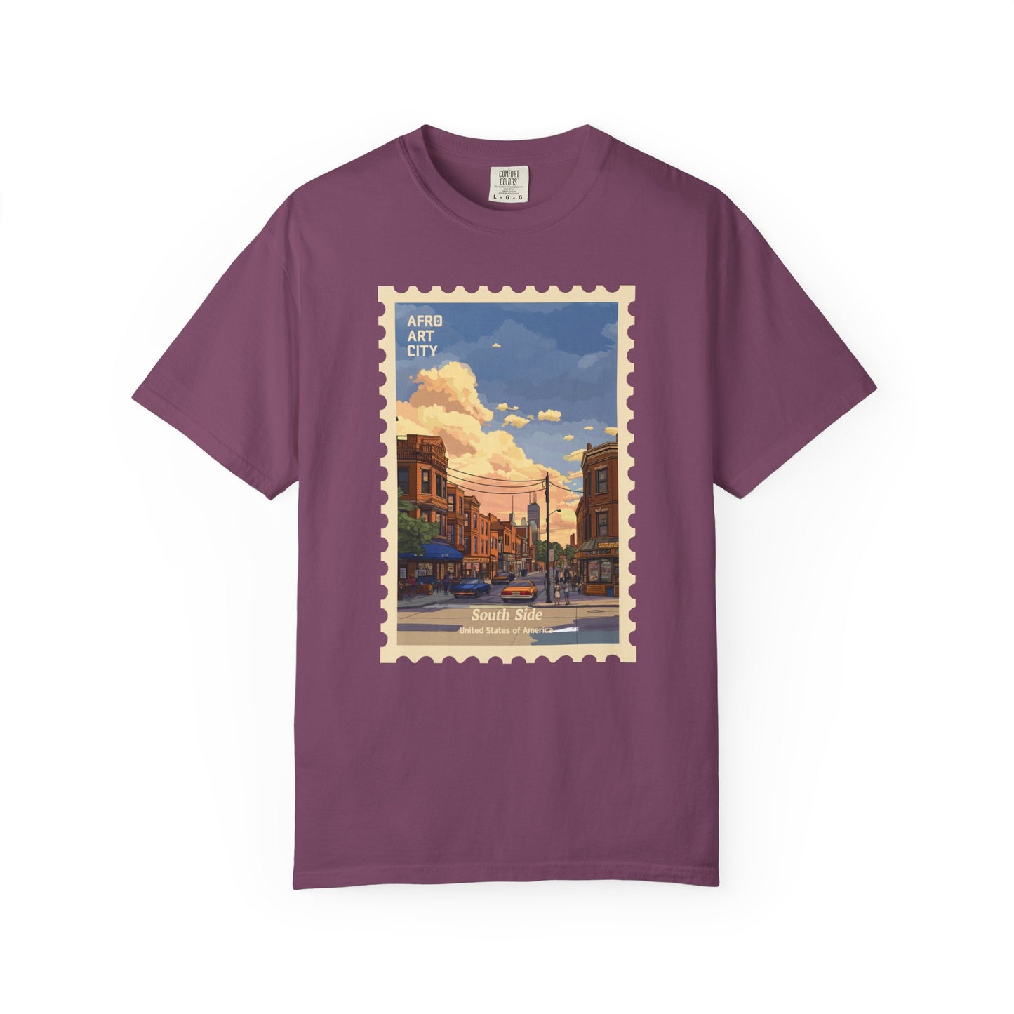 United States - Illinois, South Side | Postcards Travel T-Shirt