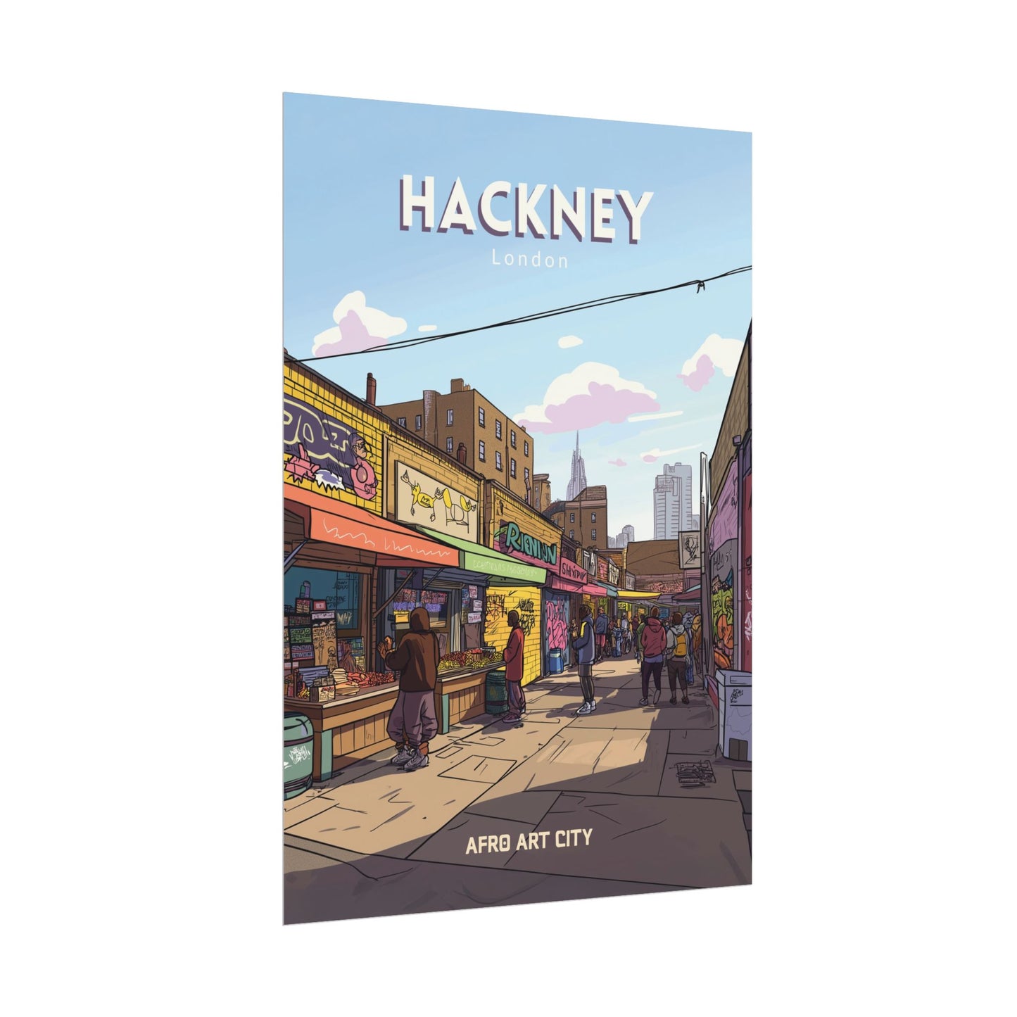 🇬🇧 United Kingdom - Hackney ｜ Poster