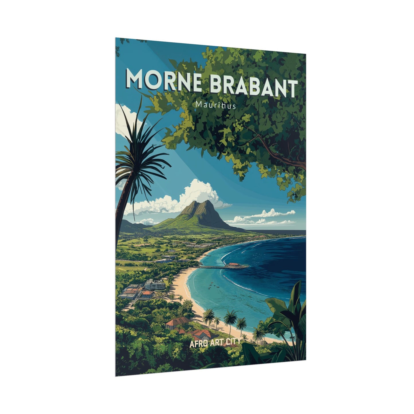 🇲🇺 Mauritius - Morne Brabant ｜ Poster