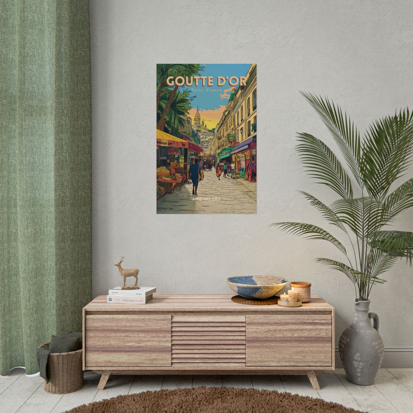 🇫🇷 France - Goutte d'or, Paris ｜ Poster